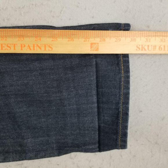 Levis 514 Jeans Mens 42x30 Blue Straight Leg 100% Cotton Zip Fly Classic Denim - Picture 11 of 14